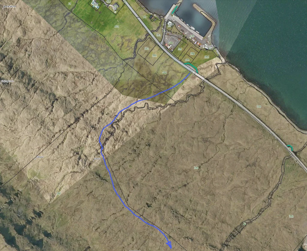 Startingpoint-Parking-Skálabotnur-Selatrað