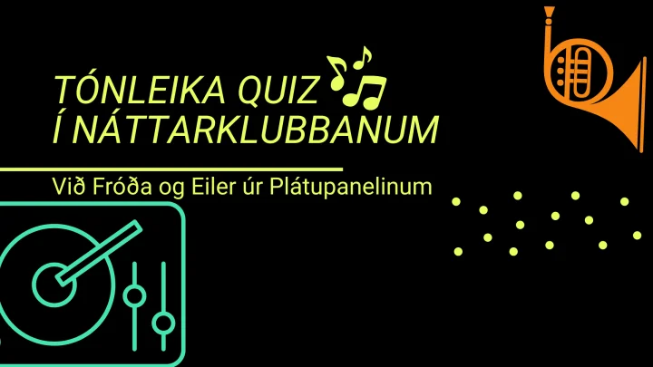 Tónleika Quiz við Fróða og Eiler úr Plátupanelinum