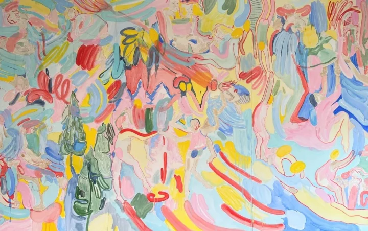 Thumbnail of - Silja Strøm artwork, at the National Gallery in the Faroe Islands. The piece is called Quiet Ordinary Things, 2021. 