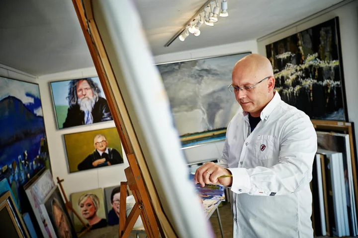 Art Exhibition in Smiðjan í Lítluvík