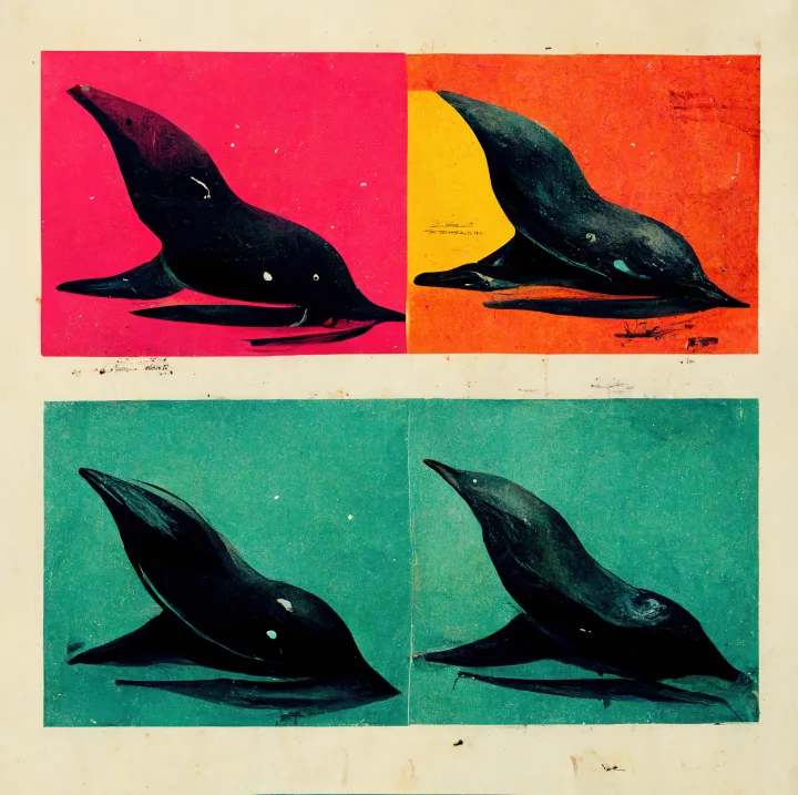 Thumbnail of - Imagine Faroe Islands inspired by Andy Warhol using  AI Technology, Midjourney. 