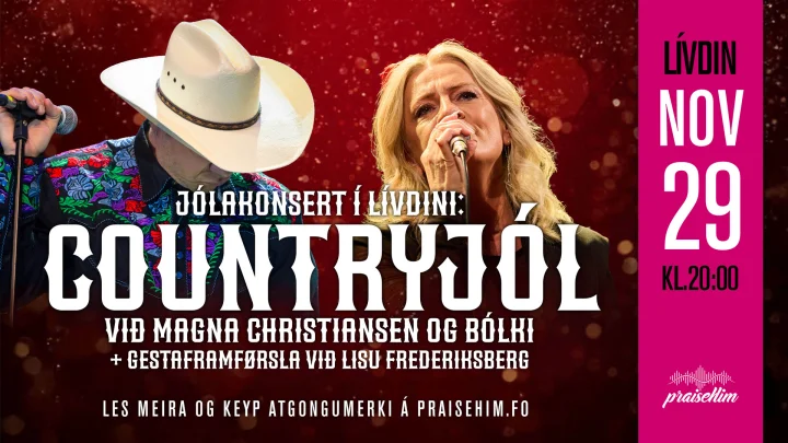 Country Christmas at Lívdin – 29 November at 8:00 