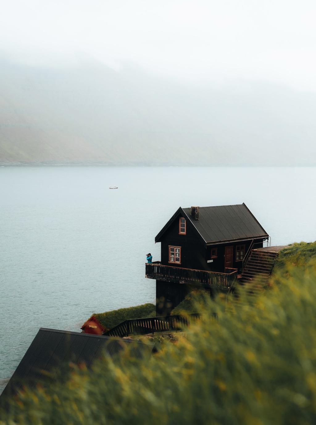 Cottage in Mikladalur, Faroe Islands. By Jonas Furstone /@furstonetravel