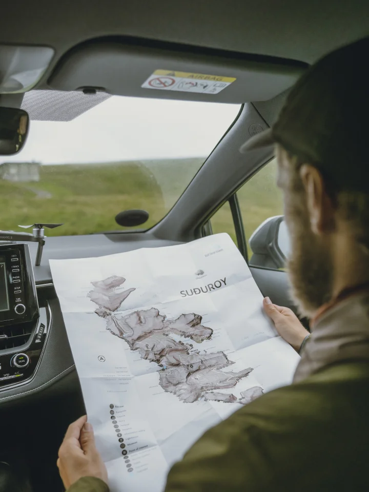Thumbnail of - Driving map of Suðuroy