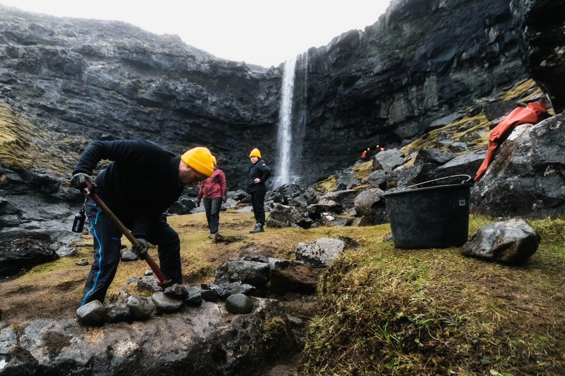Thumbnail of - Closed for maintenance crew working hard at Fossá, Faroe Islands.